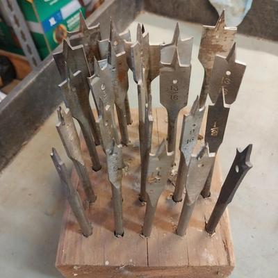 SET OF WOOD DRILL BITS