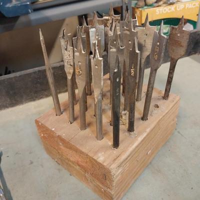 SET OF WOOD DRILL BITS