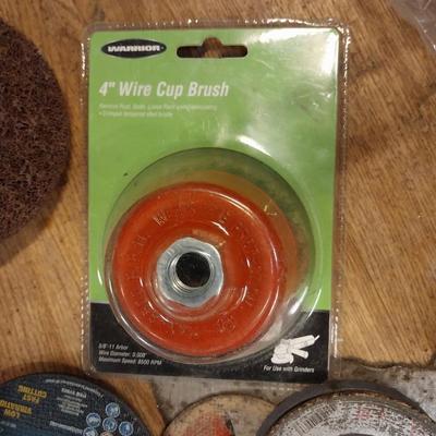 VARIETY GRINDING WHEELS AND WIRE CUP BRUSH