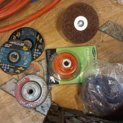VARIETY GRINDING WHEELS AND WIRE CUP BRUSH