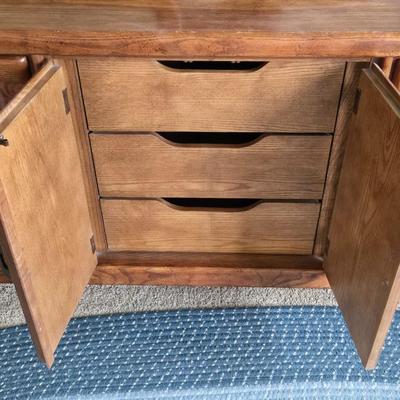Empire Dresser with Built In Jewelry Boxes & 2 Mirrors