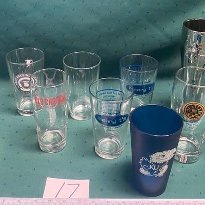 Collected Beer Glasses