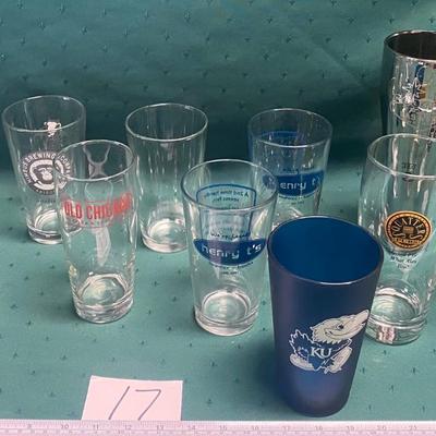 Collected Beer Glasses