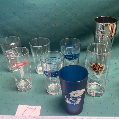 Collected Beer Glasses