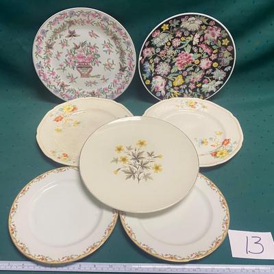 Vintage Plate Lot