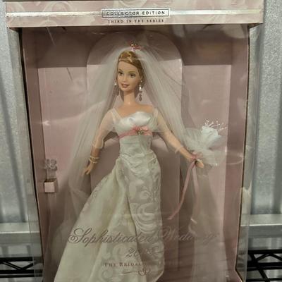 Collectors Edition Barbie in sophisticated wedding dress