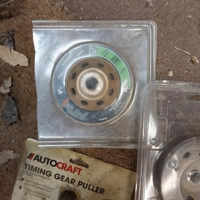 DIAMOND CUTTING WHEEL/ CUP WHEELAND TIMING GEAR PULLER