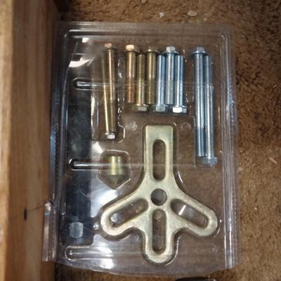 HARMONIC BALANCER-STEERING WHEEL PULLER AND MISC. PARTS & TOOLS