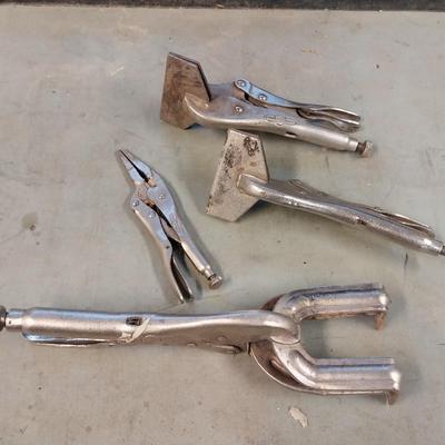 WELDING GRIP PLIERS AND SHEET METAL VISE GRIPS