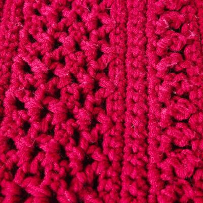 Red Crochet Blanket