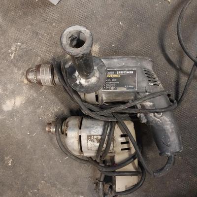 CRAFTSMAN INDUSTRIAL 1/2" DRILL AND DRILL