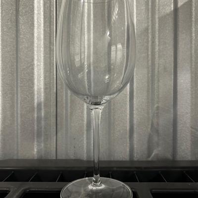 3 Crystal Wine Glasses