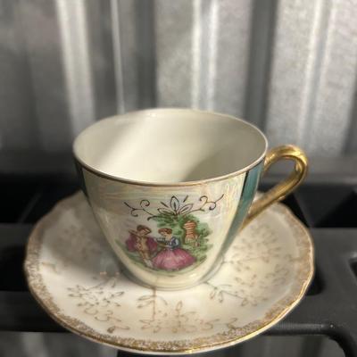 Set of Tea Cups and Plates