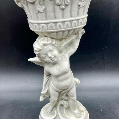 Ceramic Rubens Original Cherub Planter Japan #251