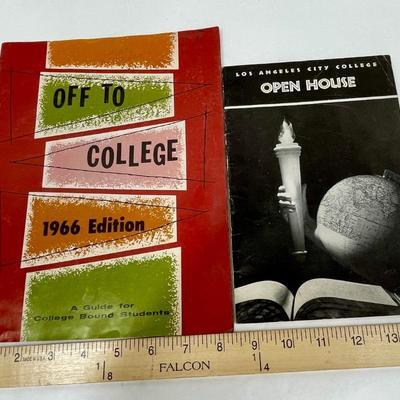 lot of 2 keepsake pamphlets from Los Angeles City College