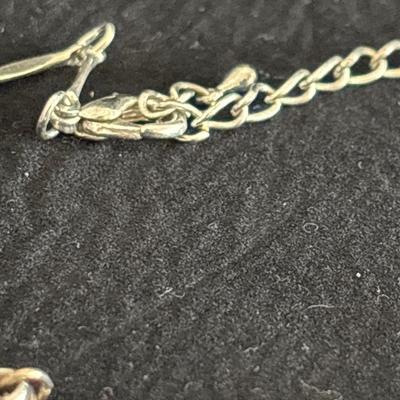 Vintage Dangle Charm Bracelet 8 InchVintage