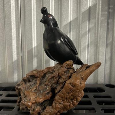 Black wooden Pheasant