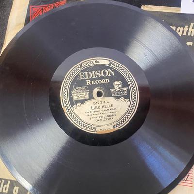 Vintage Edison Thick Disc Records