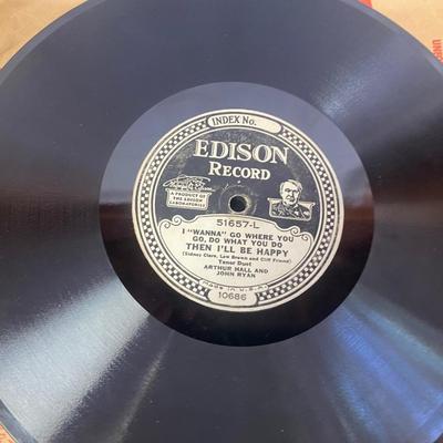 Vintage Edison Thick Disc Records