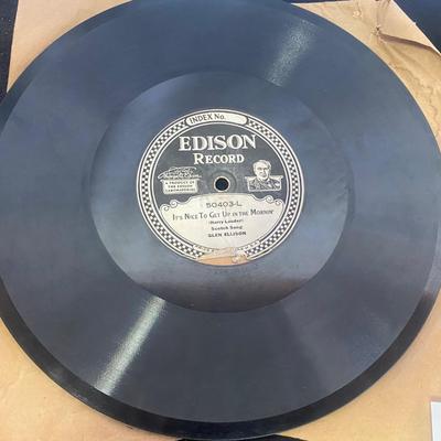 Vintage Edison Thick Disc Records