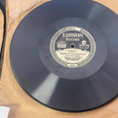 Vintage Edison Thick Disc Records