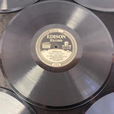 Vintage Edison Thick Disc Records