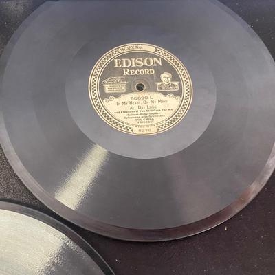 Vintage Edison Thick Disc Records
