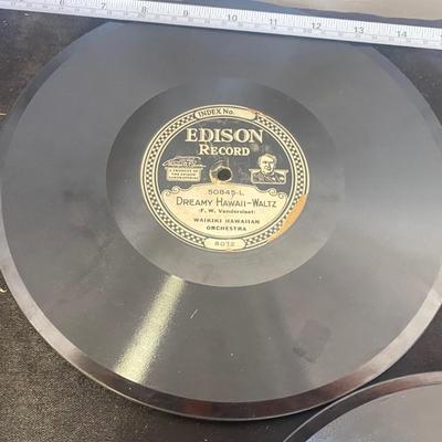 Vintage Edison Thick Disc Records