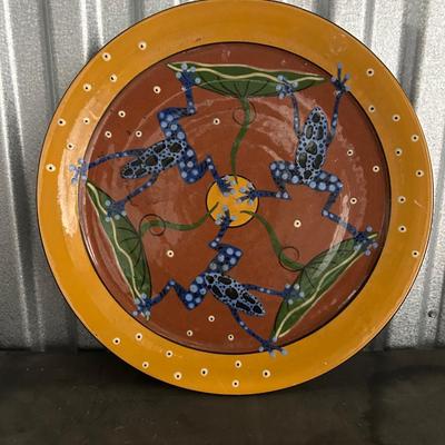 Large Painted Plate