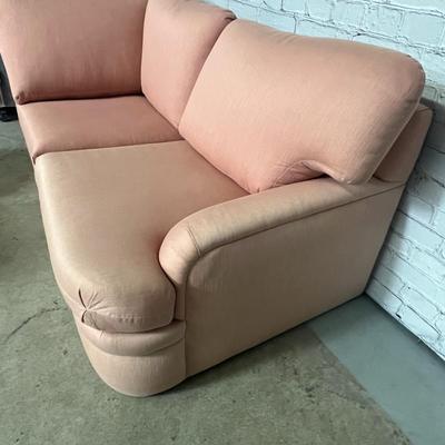 Gorgeous Pink Sectional Couch! Made by Ritzman Custom Upholstery 81x38x33 and 68x38x33
