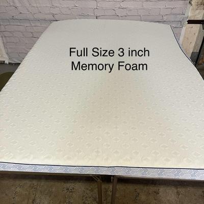 Full size 3 inch Memory Foam Mattress - Smithsonian Sleep Collection