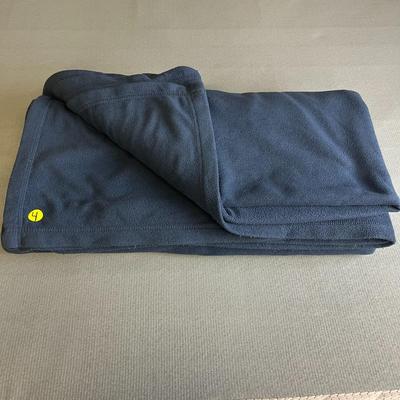 Navy Fleece Blanket