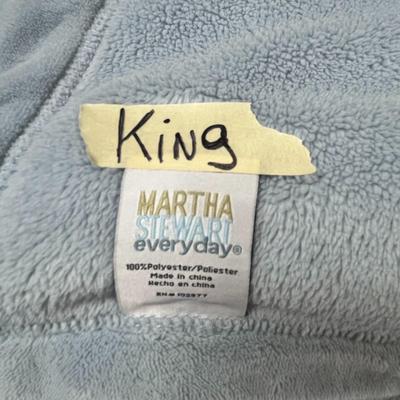 Plush Throw Blanket by Martha Stewart - King Size