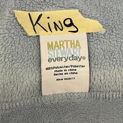 Plush Throw Blanket by Martha Stewart - King Size