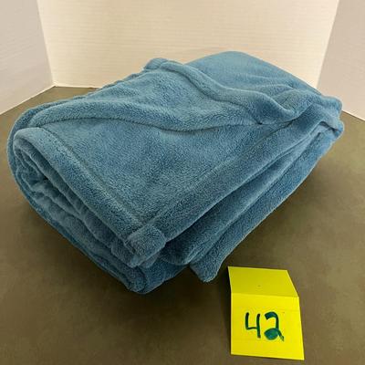 Plush Blue Throw Blanket - 50x70 