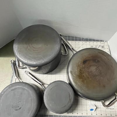 Anolon Allure Set of Nonstick Pots and Pans 