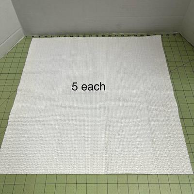 Cream Non-slip Drawer Liners - Set of 9