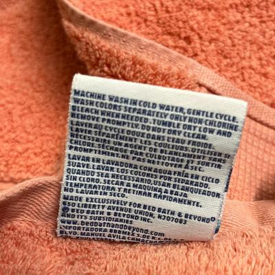 Plush Salmon-Colored Towel Set - Haven Brand