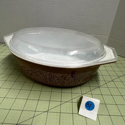 Pyrex Glass Dish with Lid