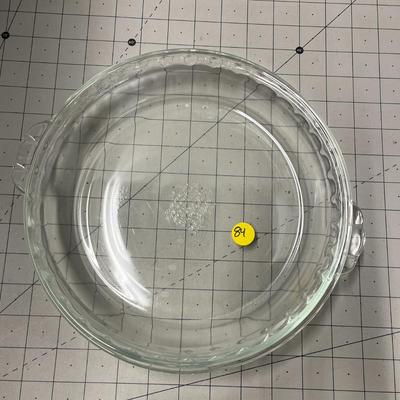 Set of Two PYREX Glass Round/Pie Dishes
