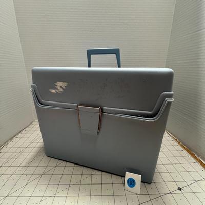 Plastic Box with Latch and Handle - 12.5 x 10 x 10