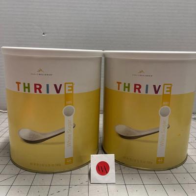 2 Thrive White Sugar - 91.2oz - Food Storage Cans (Shelf Reliance)