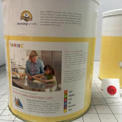 2 Thrive White Sugar - 91.2oz - Food Storage Cans (Shelf Reliance)