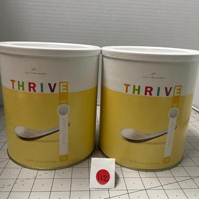 2 Thrive White Sugar - 91.2oz - Food Storage Cans (Shelf Reliance)