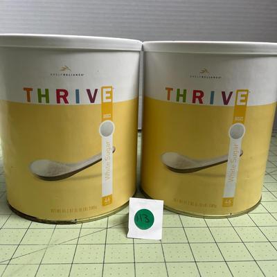2 Thrive White Sugar - 91.2oz - Food Storage Cans (Shelf Reliance)