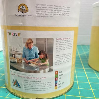 2 Thrive White Sugar - 91.2oz - Food Storage Cans (Shelf Reliance)