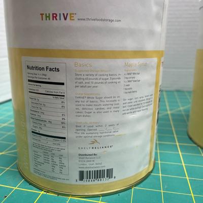 2 Thrive White Sugar - 91.2oz - Food Storage Cans (Shelf Reliance)