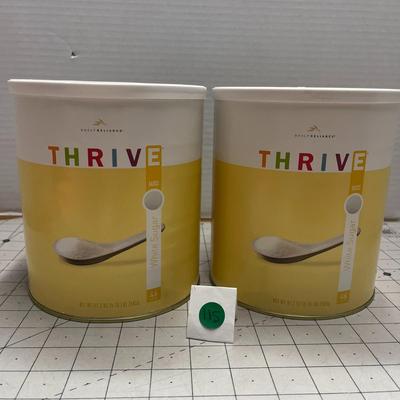 2 Thrive White Sugar - 91.2oz - Food Storage Cans (Shelf Reliance)