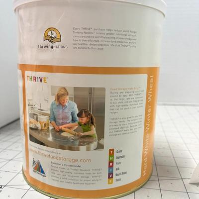 2 Thrive Hard White Winter Wheat Mix - 80oz - Food Storage Cans (Shelf Reliance)