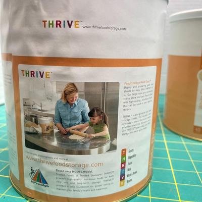 2 Thrive White Rice - 85.9oz - Food Storage Cans (Shelf Reliance)